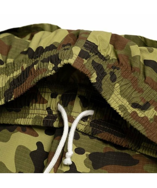COOKMAN(クックマン)の「COOKMAN CHEF CARGO PANTS「RIPSTOP」/ CAMO GREEN (WOODLAND)(カーゴパンツ・メンズ・グリーン系カモフラージュ・S)」の5枚目の写真