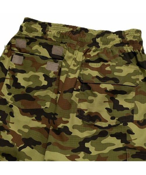 COOKMAN(クックマン)の「COOKMAN CHEF CARGO PANTS「RIPSTOP」/ CAMO GREEN (WOODLAND)(カーゴパンツ・メンズ・グリーン系カモフラージュ・S)」の6枚目の写真