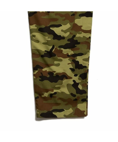 COOKMAN(クックマン)の「COOKMAN CHEF CARGO PANTS「RIPSTOP」/ CAMO GREEN (WOODLAND)(カーゴパンツ・メンズ・グリーン系カモフラージュ・S)」の10枚目の写真