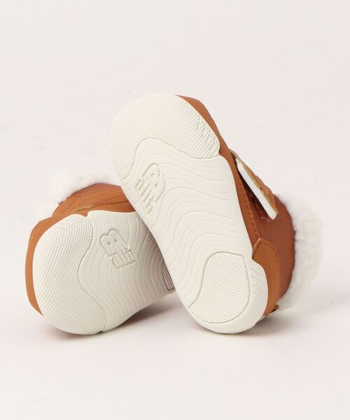 NEW BALANCE（ニューバランス）の「new balance ニューバランス NEW-B BOOTS (NWBOOT) ベビーブーツ 【暖かボア】 (ニュービーブーツ) 510540（ブーツ・キッズ・ブラウン/ピンク・11.5cm/12cm/11cm/12.5cm）」の4枚目の写真
