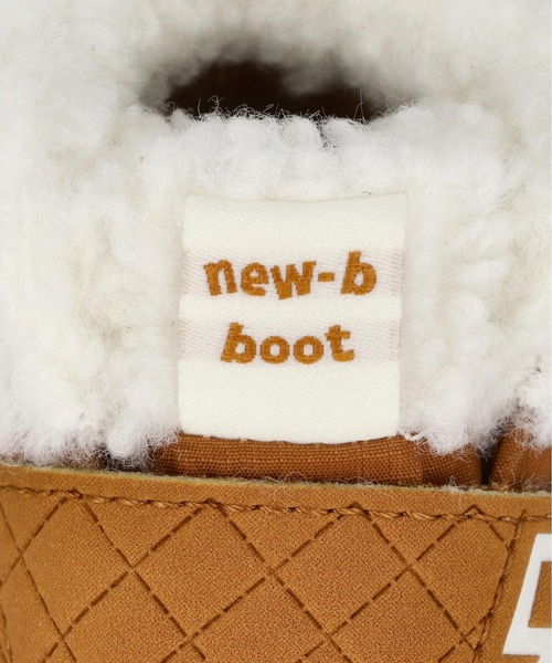 NEW BALANCE（ニューバランス）の「new balance ニューバランス NEW-B BOOTS (NWBOOT) ベビーブーツ 【暖かボア】 (ニュービーブーツ) 510540（ブーツ・キッズ・ブラウン/ピンク・11.5cm/12cm/11cm/12.5cm）」の10枚目の写真