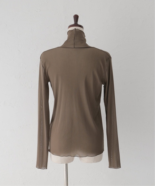 JOURNAL STANDARD（ジャーナルスタンダード）の「《追加2》シアーネットハイネックプルオーバー（Tシャツ/カットソー・レディース・アイボリー/ライトグレー/ブラウン系その他/ブルー系その他・FREE）」の15枚目の写真