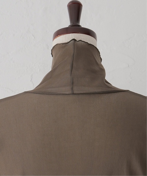 JOURNAL STANDARD（ジャーナルスタンダード）の「《追加2》シアーネットハイネックプルオーバー（Tシャツ/カットソー・レディース・アイボリー/ライトグレー/ブラウン系その他/ブルー系その他・FREE）」の17枚目の写真