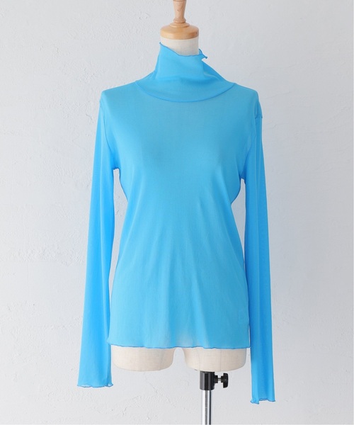 JOURNAL STANDARD（ジャーナルスタンダード）の「《追加2》シアーネットハイネックプルオーバー（Tシャツ/カットソー・レディース・アイボリー/ライトグレー/ブラウン系その他/ブルー系その他・FREE）」の20枚目の写真