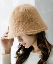 アンゴラタッチチューリップハット/22659