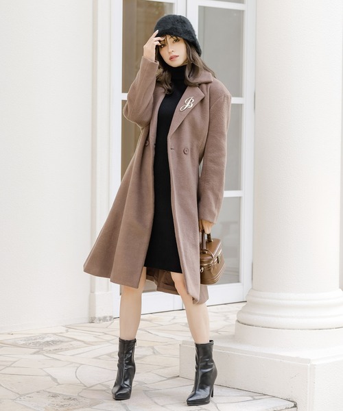 Julia Boutique(ジュリアブティック)の「アンゴラタッチチューリップハット/22659(ハット・レディース・ブラック/ホワイト/ベージュ・ONE)」の12枚目の写真