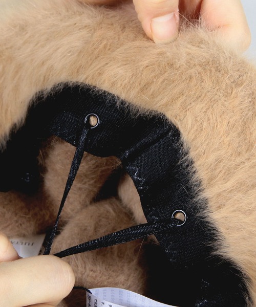 Julia Boutique(ジュリアブティック)の「アンゴラタッチチューリップハット/22659(ハット・レディース・ブラック/ホワイト/ベージュ・ONE)」の18枚目の写真