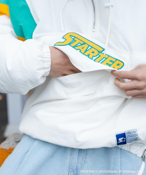 STARTER(スターター)の「∴WEGO/STARTER別注バデッドジャケット(ダウンジャケット/コート・メンズ・ブラック/ホワイト・FREE)」の20枚目の写真