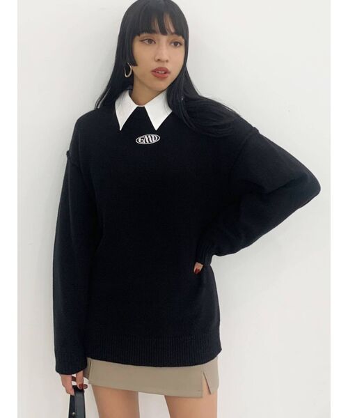 EMODA（エモダ）の「ハイウエストWスリットスカート（スカート・レディース・ベージュ/グリーン/ブラック・SMALL/MEDIUM）」の19枚目の写真