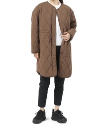 ティゴラ TIGORA パデットキルティングコート