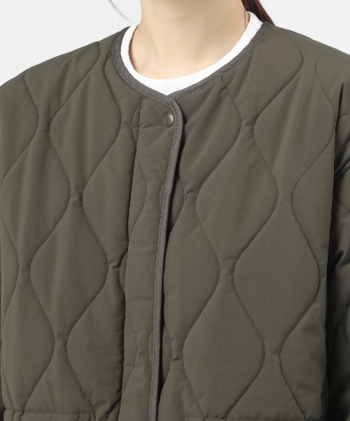 TIGORA(ティゴラ)の「ティゴラ TIGORA パデットキルティングコート(その他アウター・レディース・カーキ/ブラウン・M/XL/S/L)」の10枚目の写真
