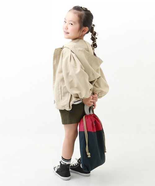 devirock(デビロック)の「バイカラー 持ち手付き巾着袋(トートバッグ・キッズ・ブルーグレー/ブルー/カーキ/ピンク/その他5/その他7/その他6/ブラック・ONE SIZE)」の12枚目の写真