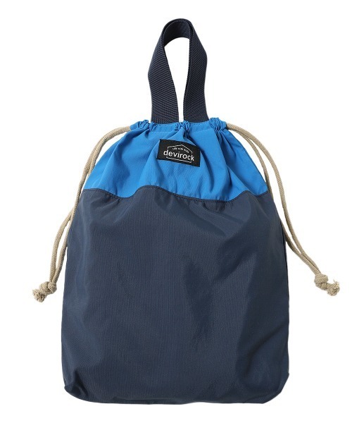 devirock(デビロック)の「バイカラー 持ち手付き巾着袋(トートバッグ・キッズ・ブルーグレー/ブルー/カーキ/ピンク/その他5/その他7/その他6/ブラック・ONE SIZE)」の13枚目の写真