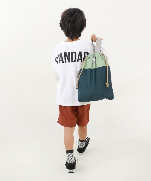 devirock(デビロック)の「バイカラー 持ち手付き巾着袋(トートバッグ・キッズ・ブルーグレー/ブルー/カーキ/ピンク/その他5/その他7/その他6/ブラック・ONE SIZE)」の21枚目の写真