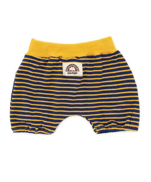 green label relaxing（グリーンレーベルリラクシング）の「huakupu ボーダー RINGER パンツ（その他ベビー用品・キッズ・ピンク/ネイビー・フリー）」の4枚目の写真
