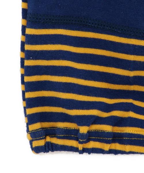 green label relaxing（グリーンレーベルリラクシング）の「huakupu ボーダー RINGER パンツ（その他ベビー用品・キッズ・ピンク/ネイビー・フリー）」の6枚目の写真