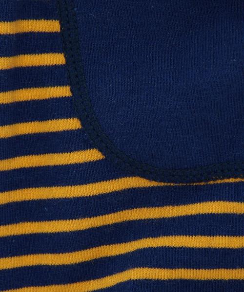 green label relaxing（グリーンレーベルリラクシング）の「huakupu ボーダー RINGER パンツ（その他ベビー用品・キッズ・ピンク/ネイビー・フリー）」の8枚目の写真