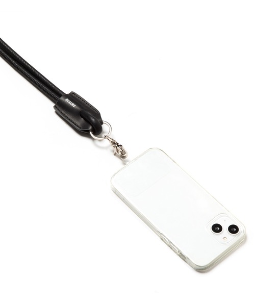 Beau're（ヴュレ）の「BEAURE ヴュレ カウレザー モバイルストラップ ショルダー（スマホケース/カバー・レディース・ベージュ/オレンジ/パープル/ブラック・FREE）」の10枚目の写真