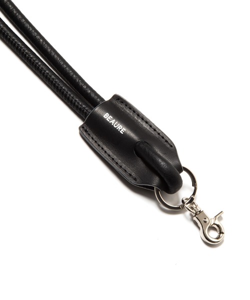 Beau're（ヴュレ）の「BEAURE ヴュレ カウレザー モバイルストラップ ショルダー（スマホケース/カバー・レディース・ベージュ/オレンジ/パープル/ブラック・FREE）」の12枚目の写真