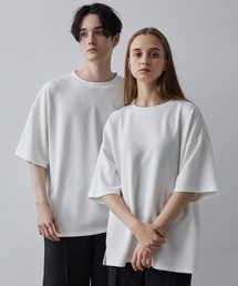 【CLEL】Drape Punch Loose Short Sleeve Cut Sew/ドレープポンチルーズ半袖カットソー