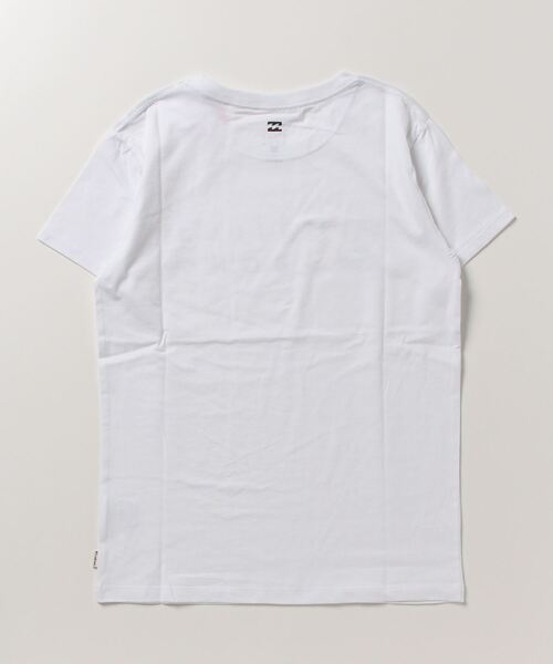 BILLABONG(ビラボン)の「BILLABONG/ビラボン ルーズシルエット/無地フロントロゴTシャツ BD013-200(Tシャツ/カットソー・レディース・ホワイト/ブラック・M/L)」の4枚目の写真