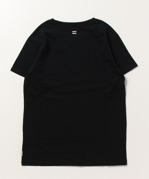 BILLABONG(ビラボン)の「BILLABONG/ビラボン ルーズシルエット/無地フロントロゴTシャツ BD013-200(Tシャツ/カットソー・レディース・ホワイト/ブラック・M/L)」の3枚目の写真