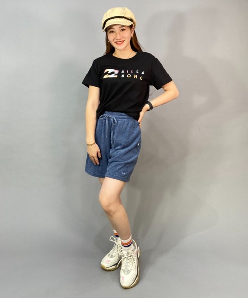 BILLABONG(ビラボン)の「BILLABONG/ビラボン ルーズシルエット/無地フロントロゴTシャツ BD013-200(Tシャツ/カットソー・レディース・ホワイト/ブラック・M/L)」の13枚目の写真