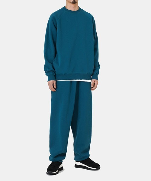 GOLD（ゴールド）の「東洋エンタープライズ GOLD / ゴールド：LOOPWHEEL SWEAT RAGLAN CREW NECK DAMAGE AGED：23A-GL69097[MUS]（スウェット・メンズ・ブラック/ヘザーグレー/レッド/ブルー系その他・L）」の11枚目の写真