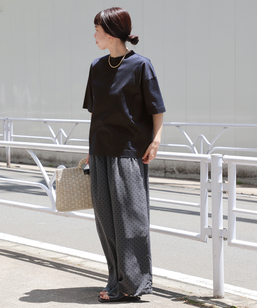 VERMEIL par iena（ヴェルメイユパーイエナ）の「【SLOANE/スローン】別注Tシャツ（Tシャツ/カットソー・レディース・ベージュ/ネイビー/スカイブルー・FREE）」の17枚目の写真