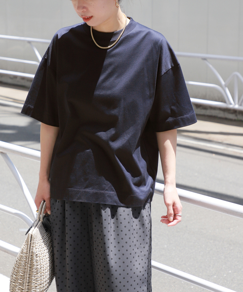 VERMEIL par iena（ヴェルメイユパーイエナ）の「【SLOANE/スローン】別注Tシャツ（Tシャツ/カットソー・レディース・ベージュ/ネイビー/スカイブルー・FREE）」の20枚目の写真