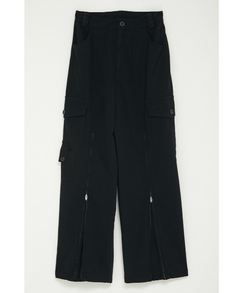 LAGUA GEM(ラグアジェム)の「ZIP SLIT カーゴパンツ(カーゴパンツ・レディース・ブラック/アイボリー・SMALL/X-SMALL/MEDIUM)」の7枚目の写真