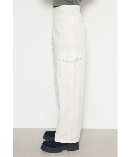 LAGUA GEM(ラグアジェム)の「ZIP SLIT カーゴパンツ(カーゴパンツ・レディース・ブラック/アイボリー・SMALL/X-SMALL/MEDIUM)」の17枚目の写真