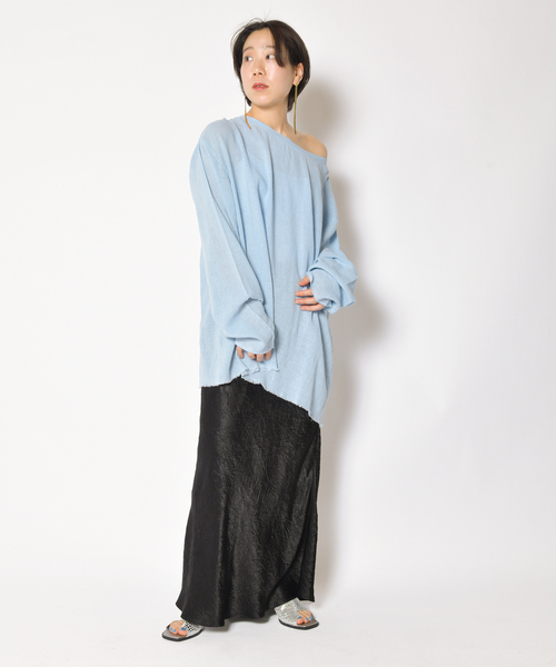 CITYSHOP（シティーショップ）の「SATIN スカート（スカート・レディース・ブラック/シルバー・36/38/40）」の11枚目の写真