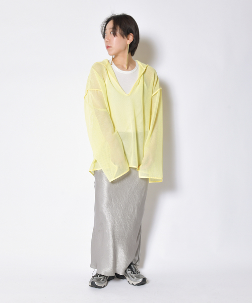 CITYSHOP（シティーショップ）の「SATIN スカート（スカート・レディース・ブラック/シルバー・36/38/40）」の14枚目の写真