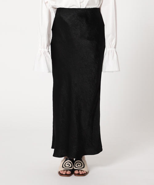 CITYSHOP（シティーショップ）の「SATIN スカート（スカート・レディース・ブラック/シルバー・36/38/40）」の10枚目の写真