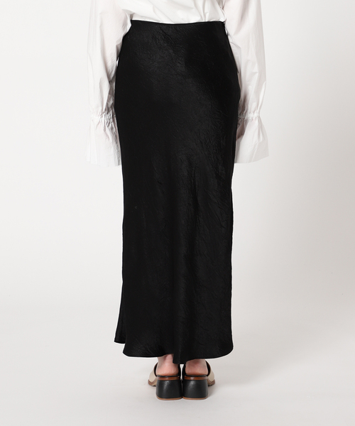 CITYSHOP（シティーショップ）の「SATIN スカート（スカート・レディース・ブラック/シルバー・36/38/40）」の4枚目の写真