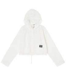 X-girl | CROCHET CROPPED CARDIGAN(パーカー)