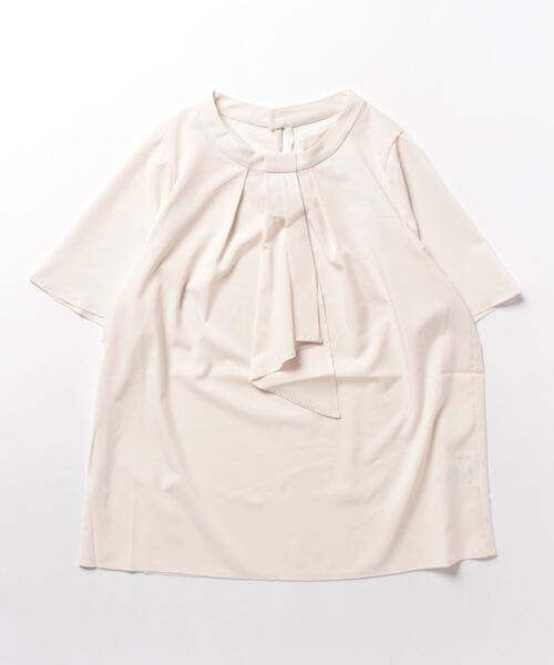 natural couture(ナチュラルクチュール)の「スカーフボータイフレア袖ブラウス(シャツ/ブラウス・レディース・イエロー系その他/グレイッシュベージュ/アイボリー/その他1/その他2/ネイビー/ミント/ブラウン/その他4・FREE)」の14枚目の写真