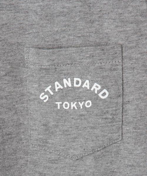 green label relaxing(グリーンレーベルリラクシング)の「【JUNIOR】STDKプリントポケット(Tシャツ/カットソー・キッズ・オフホワイト/グレー/オリーブ・155/145)」の8枚目の写真