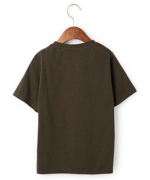 green label relaxing(グリーンレーベルリラクシング)の「【JUNIOR】STDKプリントポケット(Tシャツ/カットソー・キッズ・オフホワイト/グレー/オリーブ・155/145)」の12枚目の写真