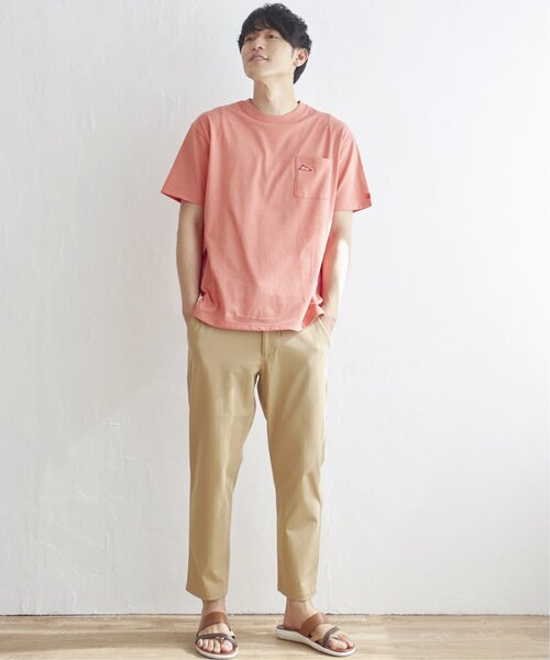 ikka(イッカ)の「【親子コーデ】URBAN NATURE LIFE アーバンネイチャーライフ ワンポイントTシャツ(Tシャツ/カットソー・メンズ・ホワイト/ブラック/ネイビー/オリーブ/オレンジ・S/M/L/XL)」の22枚目の写真