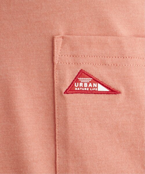ikka(イッカ)の「【親子コーデ】URBAN NATURE LIFE アーバンネイチャーライフ ワンポイントTシャツ(Tシャツ/カットソー・メンズ・ホワイト/ブラック/ネイビー/オリーブ/オレンジ・S/M/L/XL)」の12枚目の写真