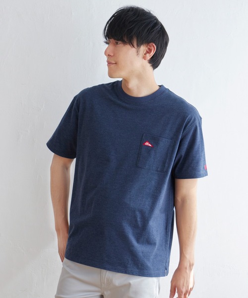 ikka(イッカ)の「【親子コーデ】URBAN NATURE LIFE アーバンネイチャーライフ ワンポイントTシャツ(Tシャツ/カットソー・メンズ・ホワイト/ブラック/ネイビー/オリーブ/オレンジ・S/M/L/XL)」の5枚目の写真
