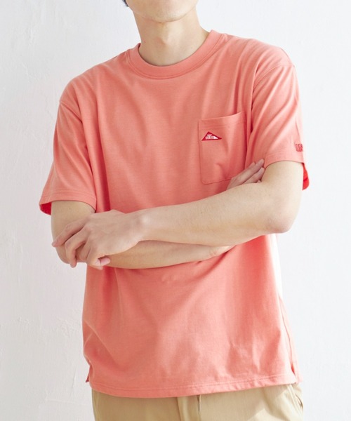 ikka(イッカ)の「【親子コーデ】URBAN NATURE LIFE アーバンネイチャーライフ ワンポイントTシャツ(Tシャツ/カットソー・メンズ・ホワイト/ブラック/ネイビー/オリーブ/オレンジ・S/M/L/XL)」の1枚目の写真