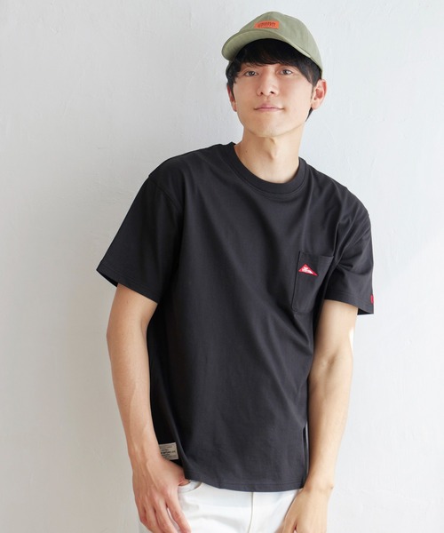 ikka(イッカ)の「【親子コーデ】URBAN NATURE LIFE アーバンネイチャーライフ ワンポイントTシャツ(Tシャツ/カットソー・メンズ・ホワイト/ブラック/ネイビー/オリーブ/オレンジ・S/M/L/XL)」の3枚目の写真