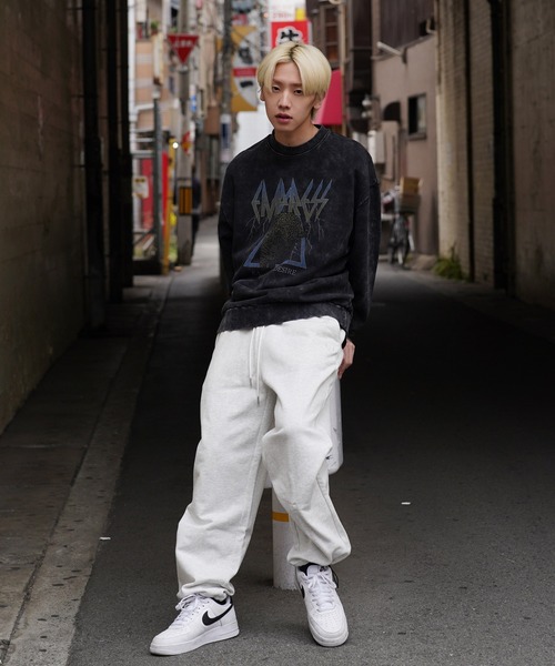 G.O.C（ジーオーシー）の「ドロー ストリング エンブロイダリー スウェットパンツ（スウェットパンツ・メンズ・グレー/ブラック・MEDIUM/LARGE）」の9枚目の写真