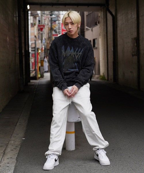 G.O.C（ジーオーシー）の「ドロー ストリング エンブロイダリー スウェットパンツ（スウェットパンツ・メンズ・グレー/ブラック・MEDIUM/LARGE）」の10枚目の写真