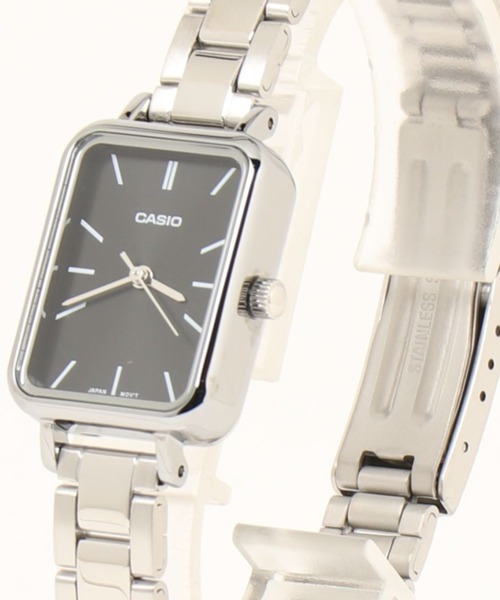 【セール】CASIO カシオ / クォーツ スタンダード アナログ スクエアフェイス 日常生活防水 メタルバンド 腕時計 /// LTPスクエアシリーズ（アナログ腕時計）｜CASIO（カシオ）