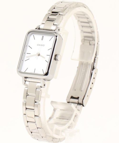 【セール】CASIO カシオ / クォーツ スタンダード アナログ スクエアフェイス 日常生活防水 メタルバンド 腕時計 /// LTPスクエアシリーズ（アナログ腕時計）｜CASIO（カシオ）