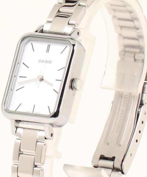 CASIO(カシオ)の「CASIO カシオ/ クォーツ スタンダード アナログ スクエアフェイス 日常生活防水 メタルバンド 腕時計 /// LTPスクエアシリーズ(アナログ腕時計・メンズ・シルバー系その他/シルバー×ブルー/シルバー/ブラック×シルバー・FREE)」の12枚目の写真
